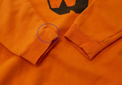 WTAPS Logo College Print Sweatshirt Orange Size M
