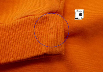 WTAPS Logo College Print Sweatshirt Orange Size M