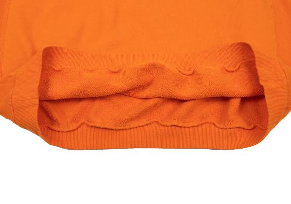 WTAPS Logo College Print Sweatshirt Orange Size M
