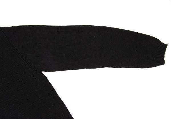 Bape A BATHING APE Black Wappen Logo Knit Sweater Size XL