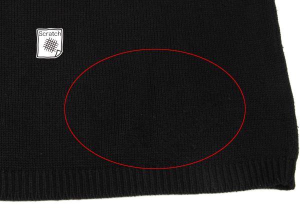 Bape A BATHING APE Black Wappen Logo Knit Sweater Size XL