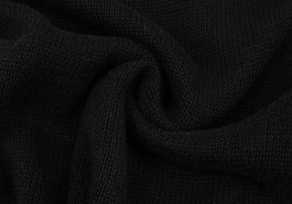 Bape A BATHING APE Black Wappen Logo Knit Sweater Size XL