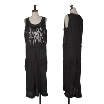 tricot COMME des GARCONS Sequin Sheer Dress Black Size M