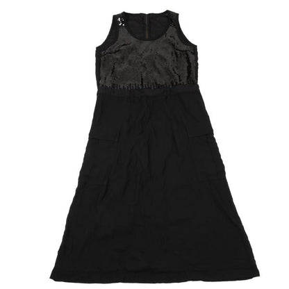 tricot COMME des GARCONS Sequin Sheer Dress Black Size M