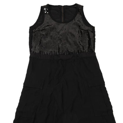 tricot COMME des GARCONS Sequin Sheer Dress Black Size M