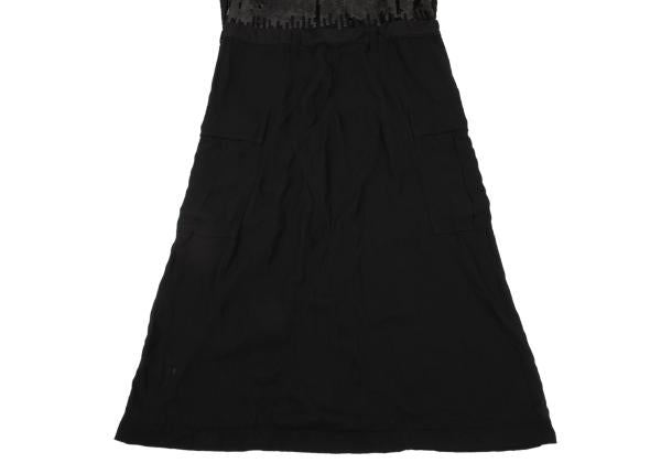 tricot COMME des GARCONS Sequin Sheer Dress Black Size M