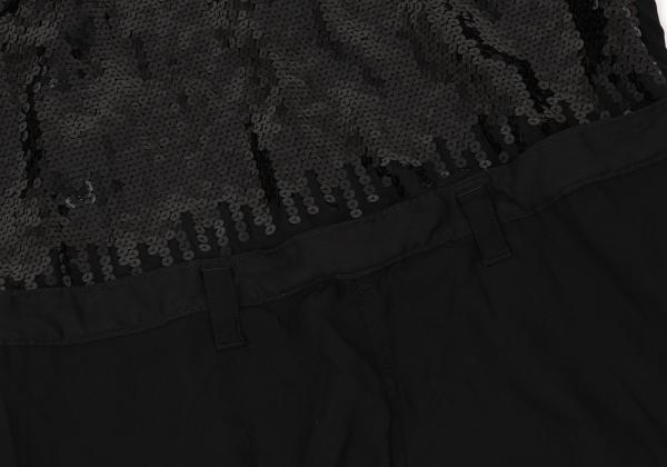 tricot COMME des GARCONS Sequin Sheer Dress Black Size M