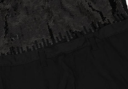 tricot COMME des GARCONS Sequin Sheer Dress Black Size M