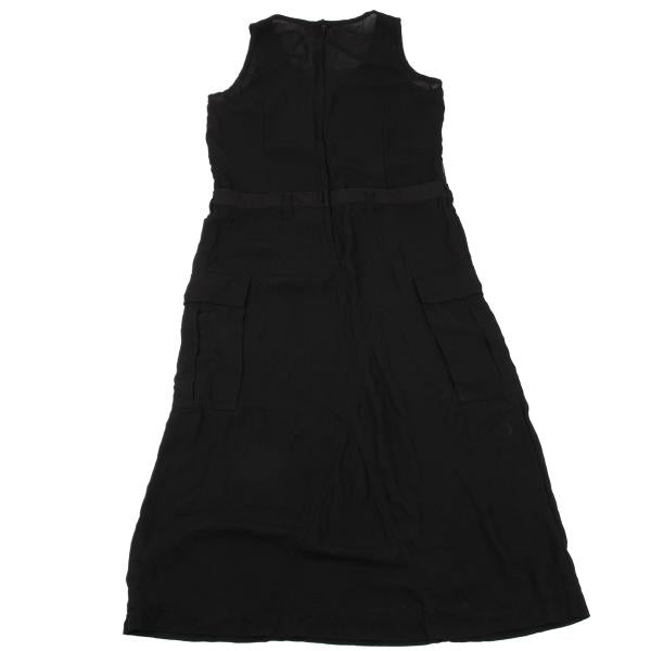 tricot COMME des GARCONS Sequin Sheer Dress Black Size M