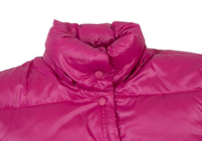 MONCLER BERENGERE Pink Hooded Down Jacket Size 1