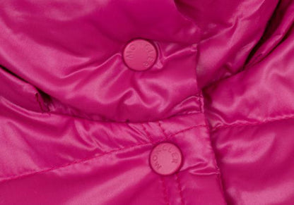 MONCLER BERENGERE Pink Hooded Down Jacket Size 1