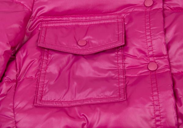 MONCLER BERENGERE Pink Hooded Down Jacket Size 1