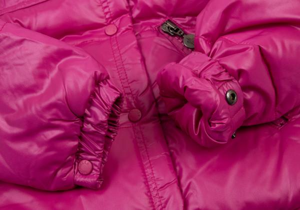 MONCLER BERENGERE Pink Hooded Down Jacket Size 1