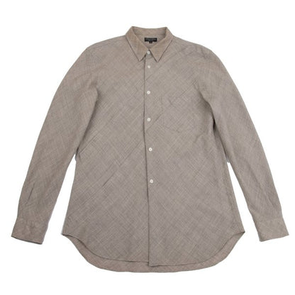 CDG HOMME PLUS Bias Tuck Shirt Beige Size M