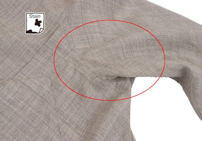 CDG HOMME PLUS Bias Tuck Shirt Beige Size M