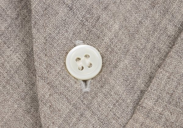 CDG HOMME PLUS Bias Tuck Shirt Beige Size M