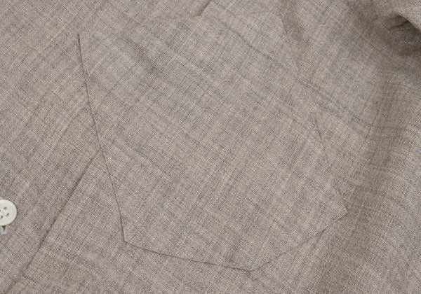 CDG HOMME PLUS Bias Tuck Shirt Beige Size M
