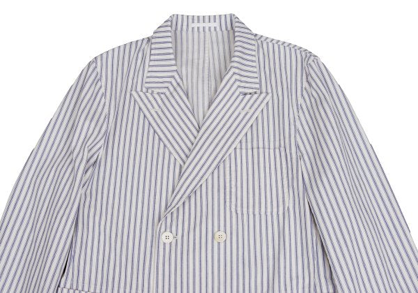 COMME des GARCONS HOMME Cotton Jacket Off-White/Blue Size M