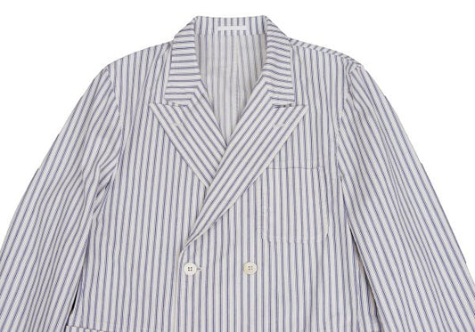 COMME des GARCONS HOMME Cotton Jacket Off-White/Blue Size M