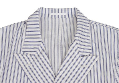 COMME des GARCONS HOMME Cotton Jacket Off-White/Blue Size M