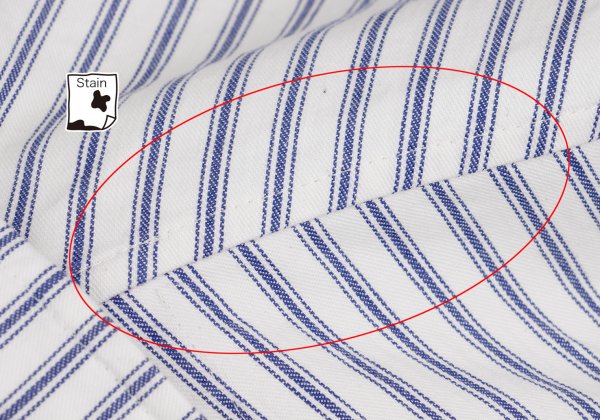 COMME des GARCONS HOMME Cotton Jacket Off-White/Blue Size M
