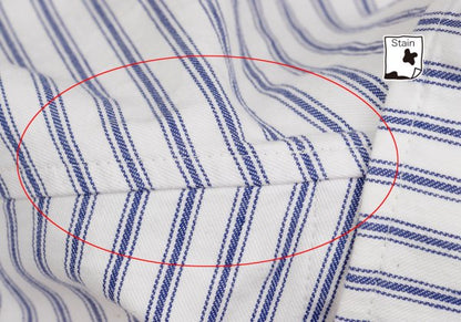 COMME des GARCONS HOMME Cotton Jacket Off-White/Blue Size M