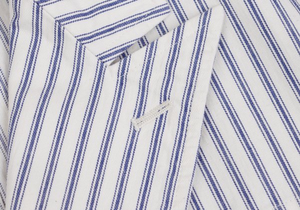 COMME des GARCONS HOMME Cotton Jacket Off-White/Blue Size M