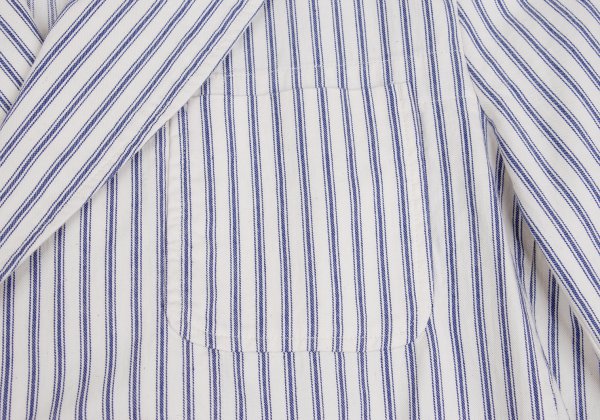 COMME des GARCONS HOMME Cotton Jacket Off-White/Blue Size M