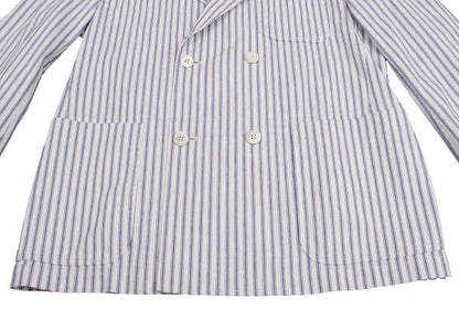COMME des GARCONS HOMME Cotton Jacket Off-White/Blue Size M