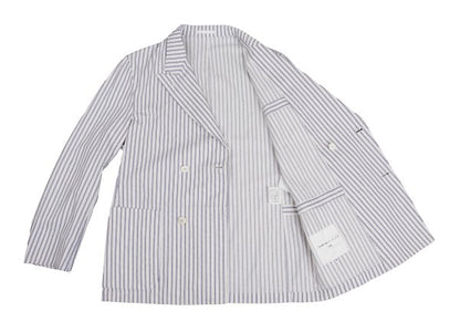 COMME des GARCONS HOMME Cotton Jacket Off-White/Blue Size M