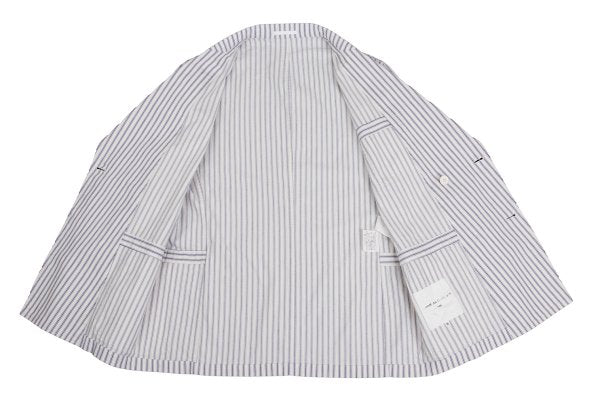 COMME des GARCONS HOMME Cotton Jacket Off-White/Blue Size M