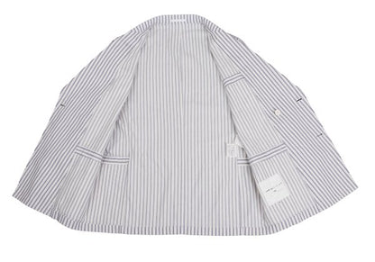 COMME des GARCONS HOMME Cotton Jacket Off-White/Blue Size M
