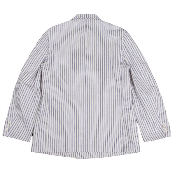 COMME des GARCONS HOMME Cotton Jacket Off-White/Blue Size M
