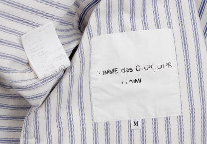 COMME des GARCONS HOMME Cotton Jacket Off-White/Blue Size M