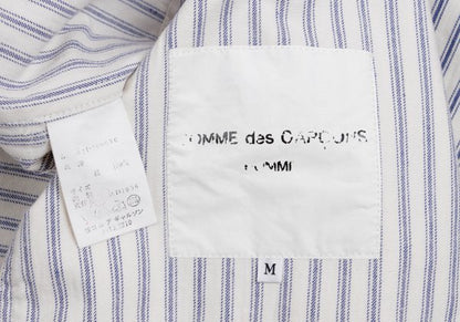 COMME des GARCONS HOMME Cotton Jacket Off-White/Blue Size M