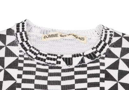 COMME des GARCONS Graphic Print Camo Sweater White Size M