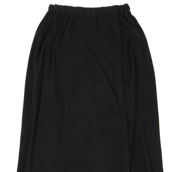 JURGEN LEHL Cotton Linen Tuck Design Pants Black Size M
