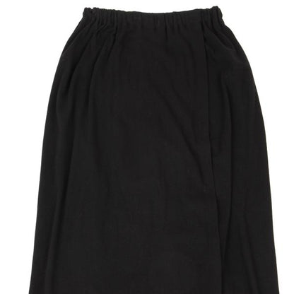 JURGEN LEHL Cotton Linen Tuck Design Pants Black Size M