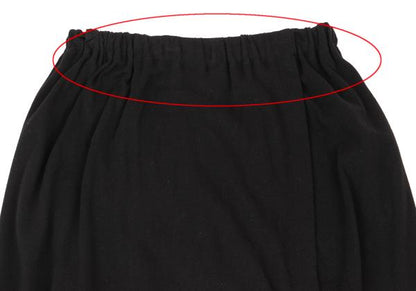 JURGEN LEHL Cotton Linen Tuck Design Pants Black Size M