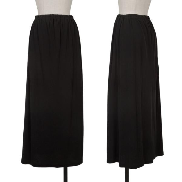 JURGEN LEHL Cotton Stretch Flare Skirt Black Size M