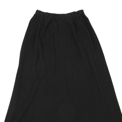 JURGEN LEHL Cotton Stretch Flare Skirt Black Size M