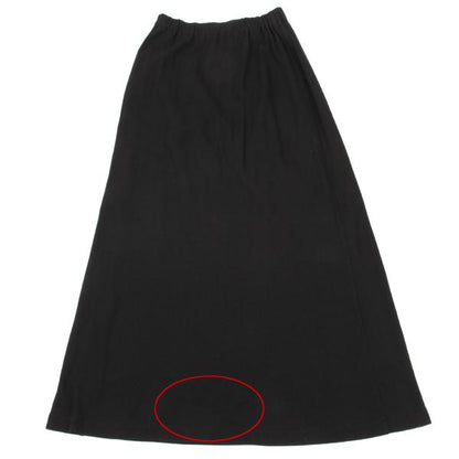 JURGEN LEHL Cotton Stretch Flare Skirt Black Size M