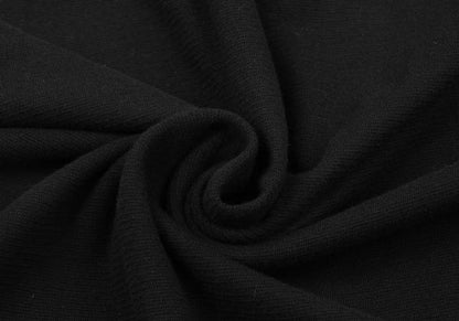 JURGEN LEHL Cotton Stretch Flare Skirt Black Size M