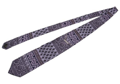 Jean Paul GAULTIER HOMME Logo Plate All-Over Tie Purple