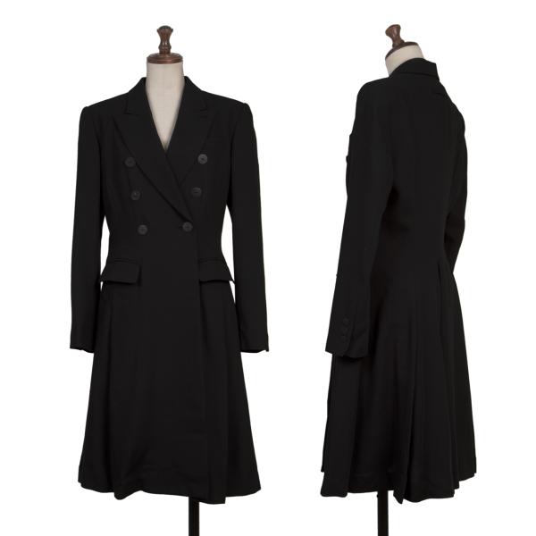 JPG CLASSIQUE Wool Blend Double Jacket Black Size 40
