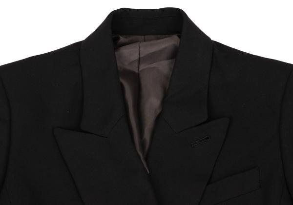 JPG CLASSIQUE Wool Blend Double Jacket Black Size 40