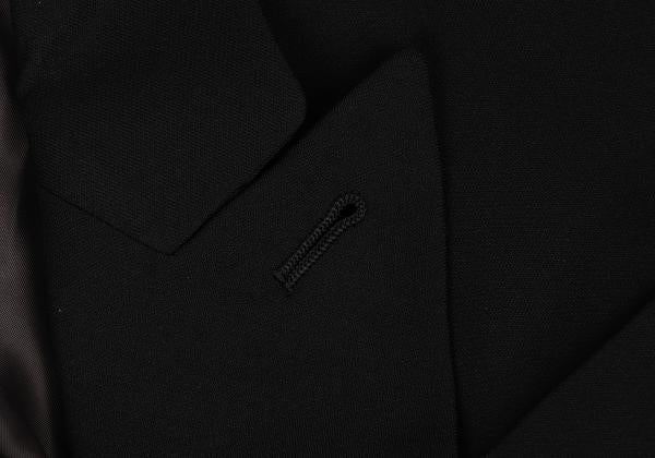 JPG CLASSIQUE Wool Blend Double Jacket Black Size 40