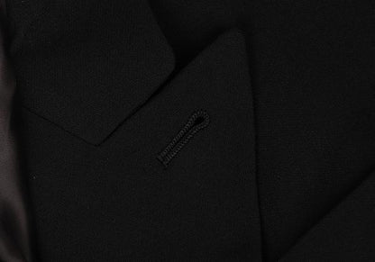 JPG CLASSIQUE Wool Blend Double Jacket Black Size 40