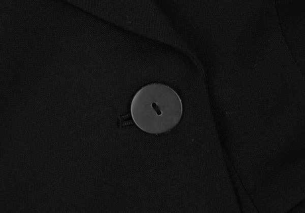 JPG CLASSIQUE Wool Blend Double Jacket Black Size 40
