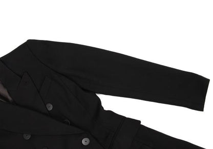 JPG CLASSIQUE Wool Blend Double Jacket Black Size 40